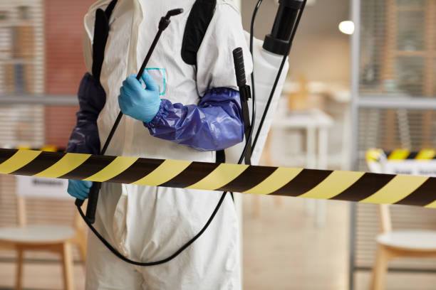 Professional Blood Cleanup technician working in East Sparta, OH